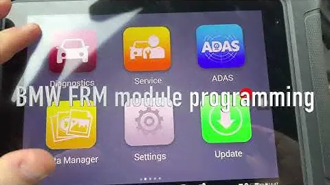 BMW X5 E70 M57 173KW. FRM MODULE PROGRAMMING WITH AUTEL MAXISYS ELITE.