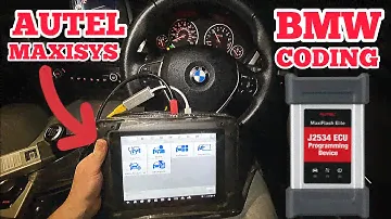 HOW TO CODE BMW Using AUTEL MAXISYS