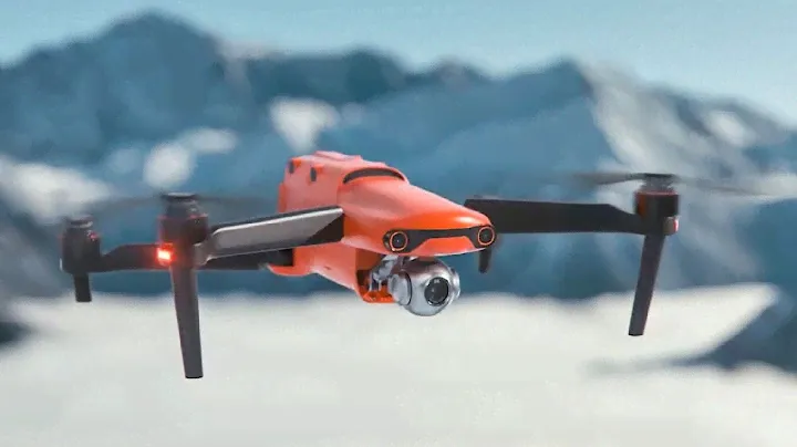 Оранжевый дрон Autel Evo 2 Pro тест флайт в Черкассах 1часть