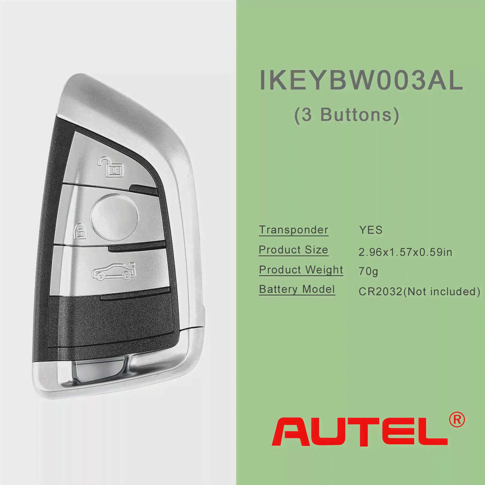 AUTEL Razor Smart Key IKEY BW003AL BW004AL для BMW, работает с KM100 KM100E IM508 IM608 IM608PRO, Автомобильный ключ, программа диагностики (art.: 3920c0f6b6ce0)-4