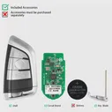 AUTEL Razor Smart Key IKEY BW003AL BW004AL для BMW, работает с KM100 KM100E IM508 IM608 IM608PRO, Автомобильный ключ, программа диагностики (art.: 3920c0f6b6ce0)