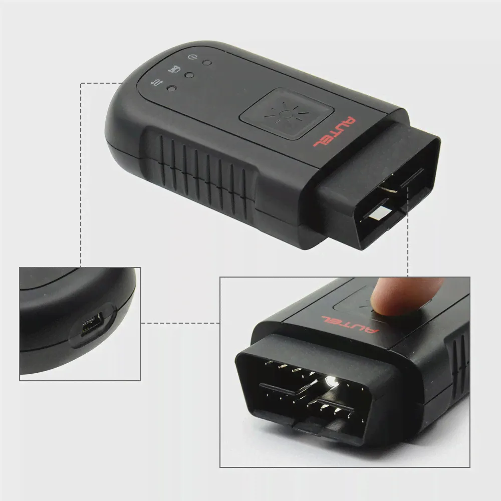 Autel MaxiSYS-VCI100 Compact Bluetooth Vehicle Communication Interface Only for Autel MS906BT