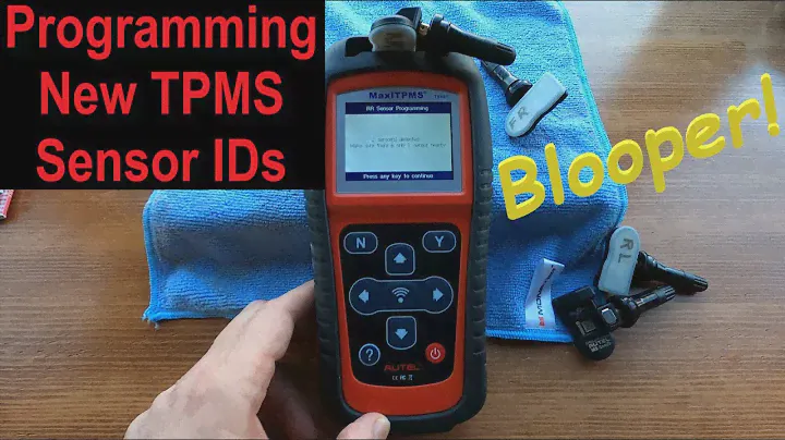 Programming TPMS Sensor IDs | Autel TS501 | Man About Home