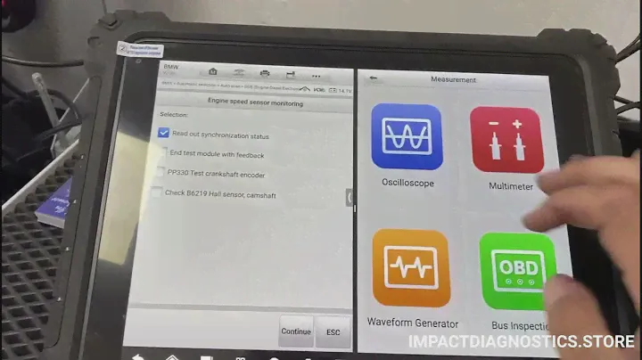 Autel Ultra demo video on a BMW 120D using Repair Assist by Impact Diagnostics