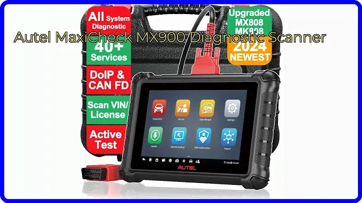 REVIEW (2024): Autel MaxiCheck MX900 Diagnostic Scanner. ESSENTIAL details.