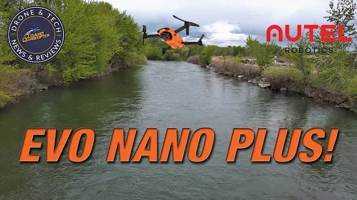 Autel Evo Nano+ on the Boise River in Star Idaho a Scenic Flight