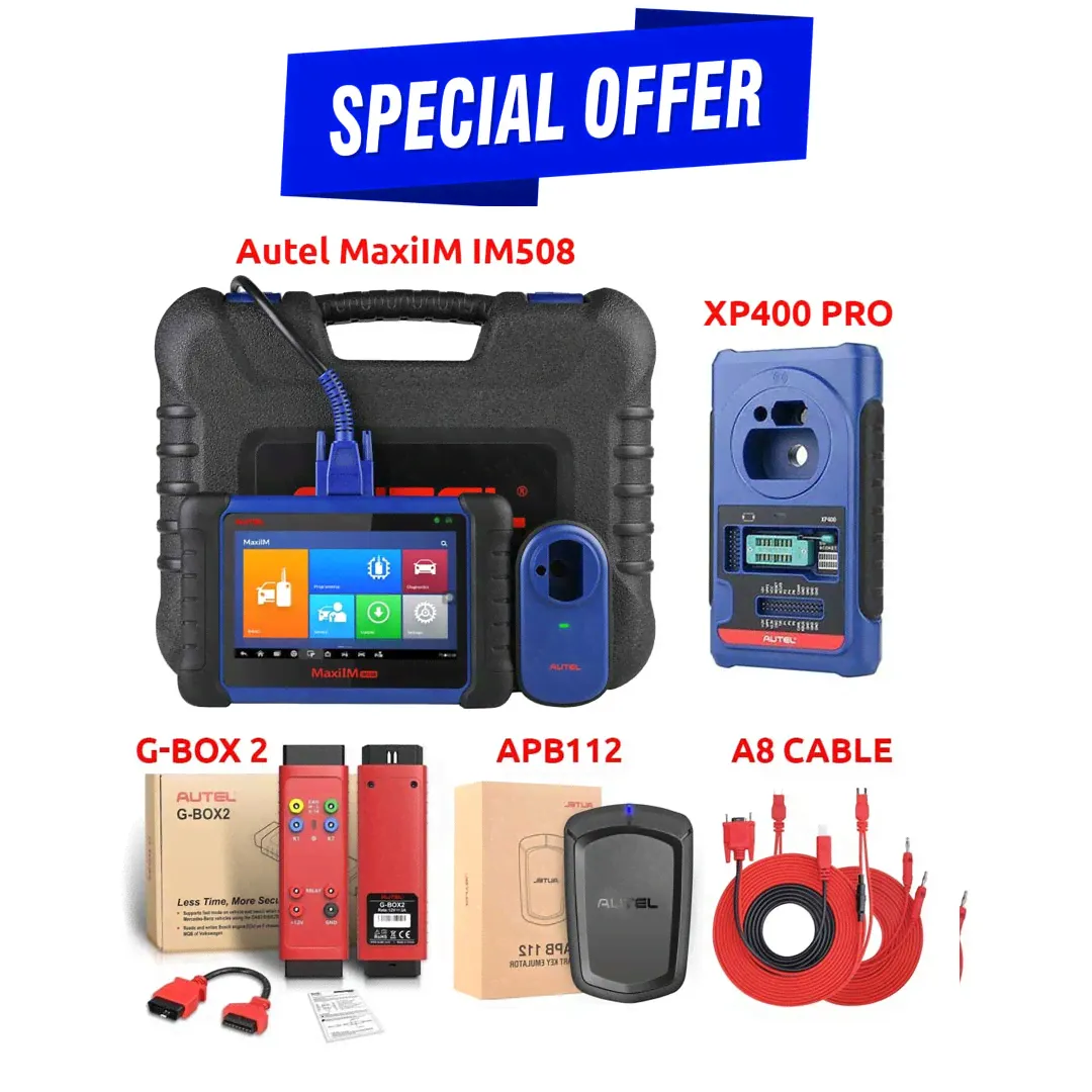 Устройство для программирования ключей Autel MaxiIM IM508 и программатор XP400 Pro + бесплатный подарок Otofix Smart Key Watch-2