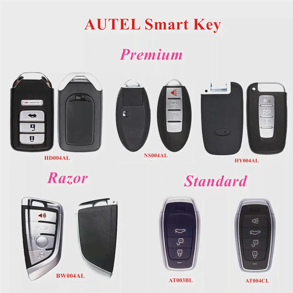 Новые 3 шт. Универсальные многомодельные ключи AUTEL MaxiIM серии KM100 IKEY Smart Remote для автомобилей BMW/HONDA/NISSAN/Hyundai