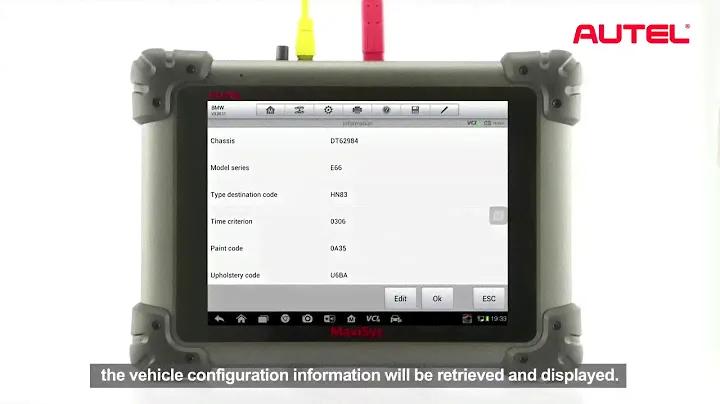 Maxisys MS908 Pro BMW Programming