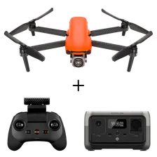 Квадрокоптер Autel Robotics EVO Lite+ Premium bundle (оранжевый) + портативная зарядная электростанция EcoFlow RIVER 2