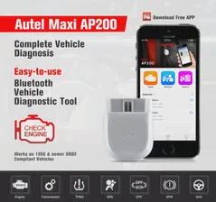 Autel AP200 v1.03 Bluetooth-совместимый сканер OBD2 автоматический инструмент полная система считыватель кодов автомобиля диагностический инструмент (art.: 3a3675707c1)