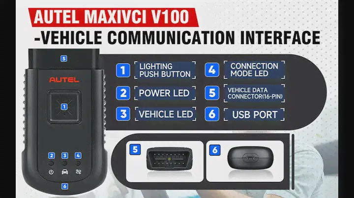 Autel MaxiSYS VCI100 Compact Vehicle Communication Interface