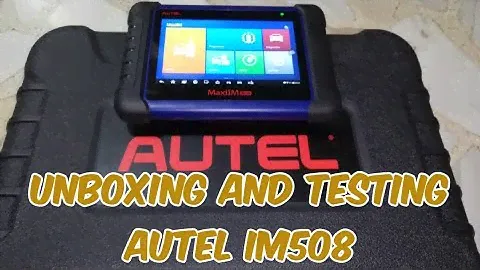 Autel im508 Распаковка и тестирование