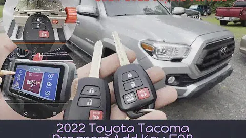 Reason Why you need more than 1 Key programmer 2022 Toyota Tacoma Add Key Fob w xtool D8 Autel KM100