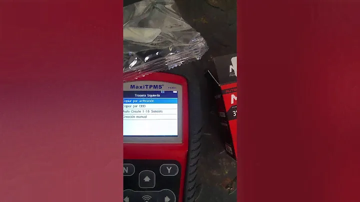 Programacion de sensor TPMS AUTEL UNIVERSAL CON EQUIPO MAXI TPMS TS501